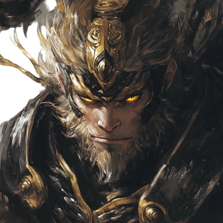 Monkey King Art V17 Vinyl Car Decal Sticker – Waterproof & UV-Resistant 8"