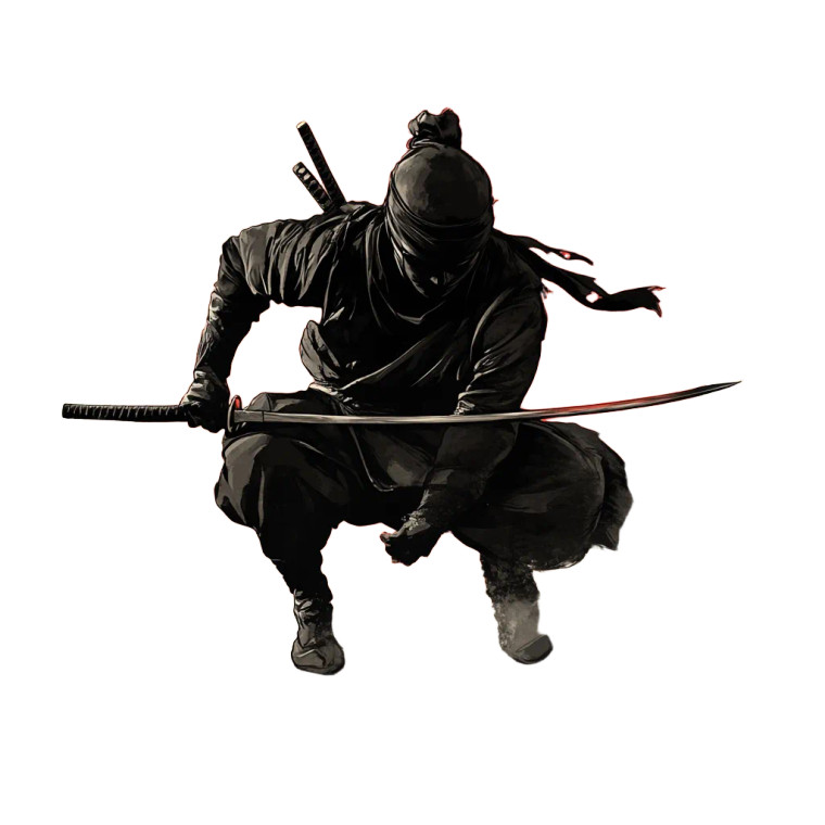 Japanese Ninja V2 Vinyl Car Decal Sticker – Waterproof & UV-Resistant 8" Japanese Ninja V2 Vinyl Car Decal Sticker – Waterproof & UV-Resistant 8"