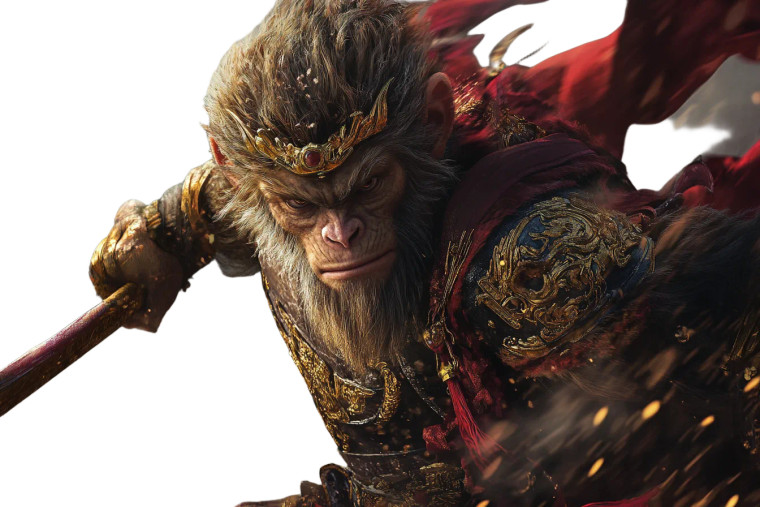 Monkey King Wukong V10 Vinyl Car Decal Sticker – Waterproof & UV-Resistant 8"