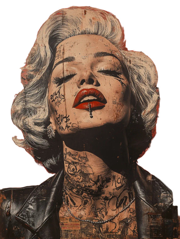 Abstract Marilyn Monroe Vinyl Car Decal Sticker – Waterproof & UV-Resistant 8" Abstract Marilyn Monroe Vinyl Car Decal Sticker – Waterproof & UV-Resistant 8"