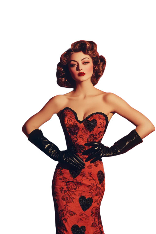 Glamorous Valentine'S Editorial Vinyl Car Decal Sticker – Waterproof & UV-Resistant 8"