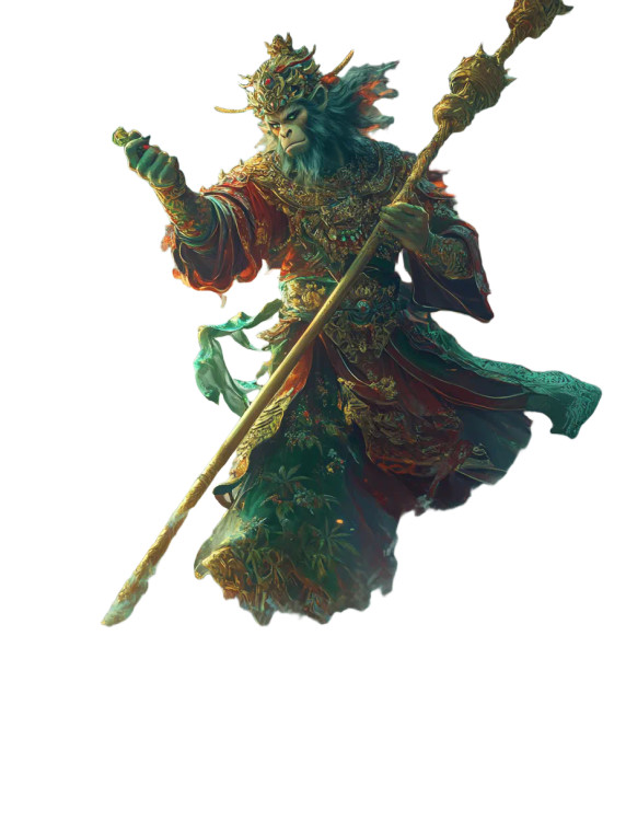 Monkey King'S Battle Vinyl Car Decal Sticker – Waterproof & UV-Resistant 8"