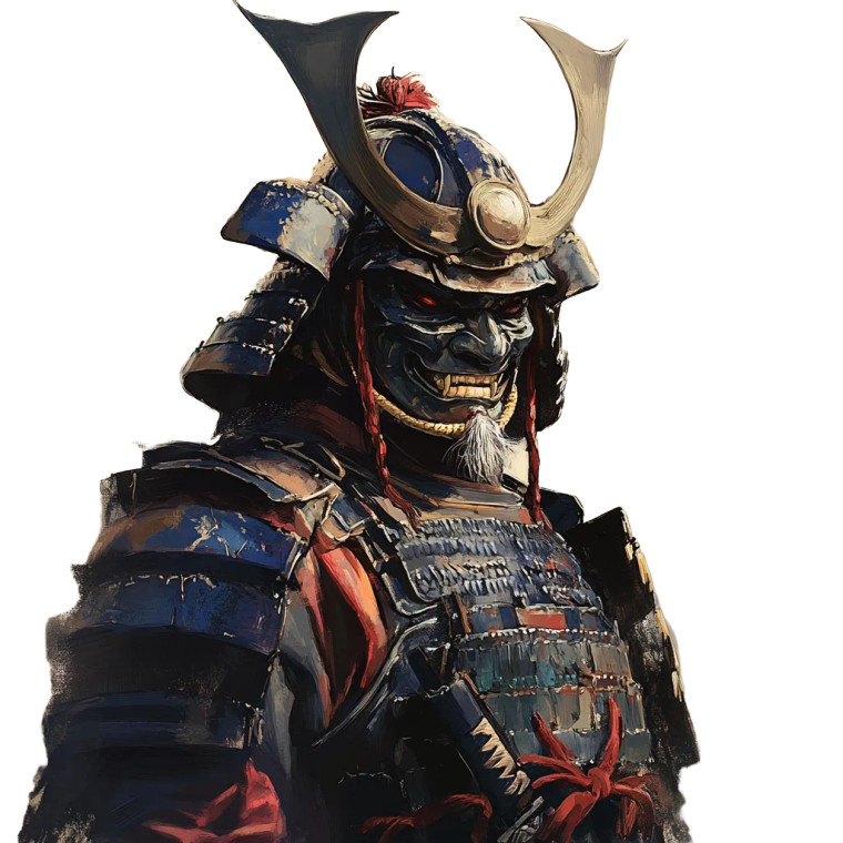 Samurai Warrior V27 Vinyl Car Decal Sticker – Waterproof & UV-Resistant 8"