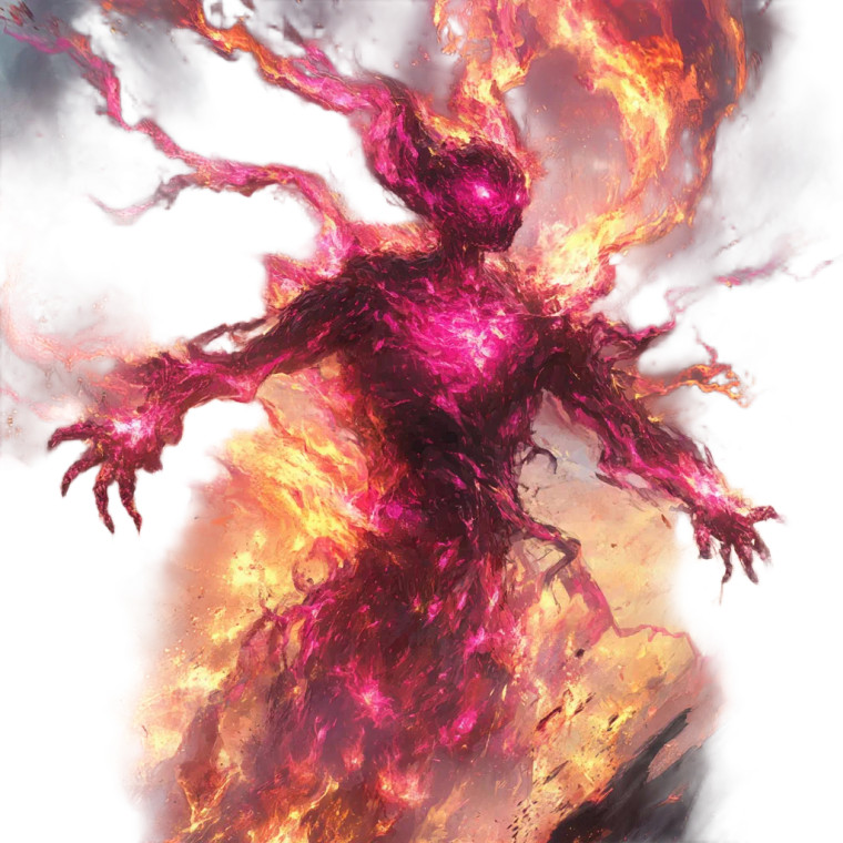 Pink Fire Elemental Vinyl Car Decal Sticker – Waterproof & UV-Resistant 8"