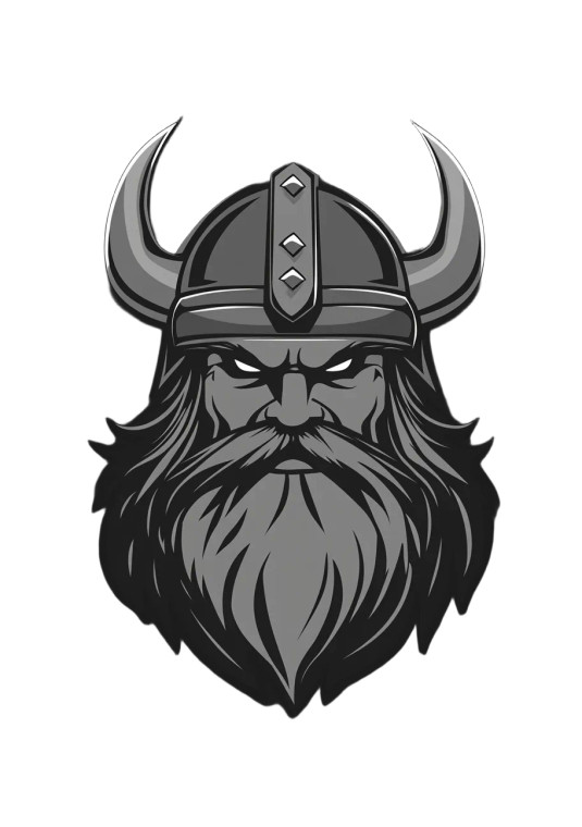 Viking Logo V2 Vinyl Car Decal Sticker – Waterproof & UV-Resistant 8"