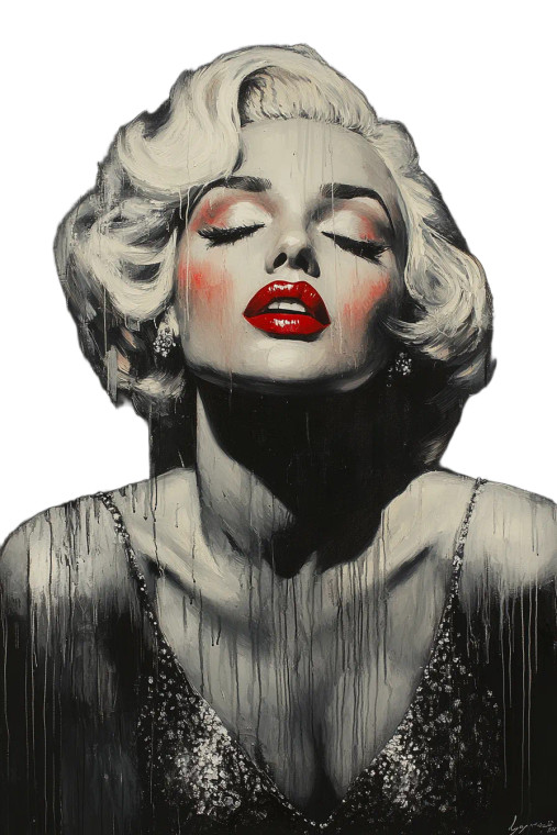 Marilyn Monroe Portrait V82 Vinyl Car Decal Sticker – Waterproof & UV-Resistant 8"
