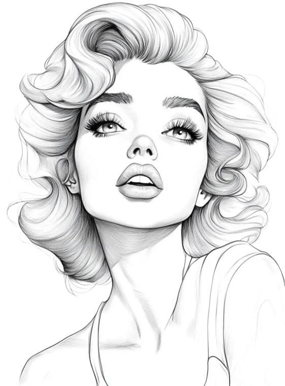 Sassy Marilyn Monroe Vinyl Car Decal Sticker – Waterproof & UV-Resistant 8"