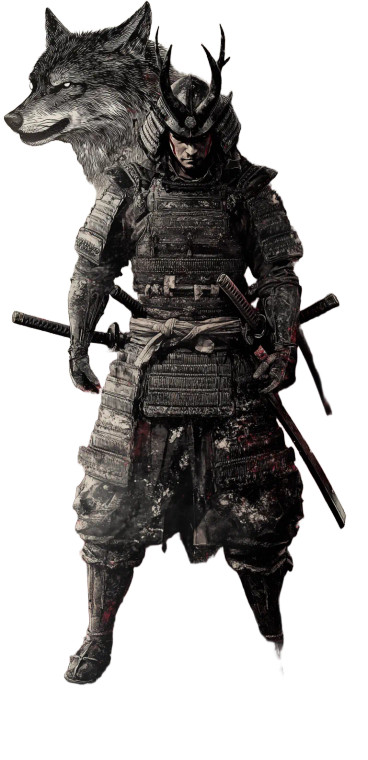 Fantasy Samurai Warrior Vinyl Car Decal Sticker – Waterproof & UV-Resistant 8"