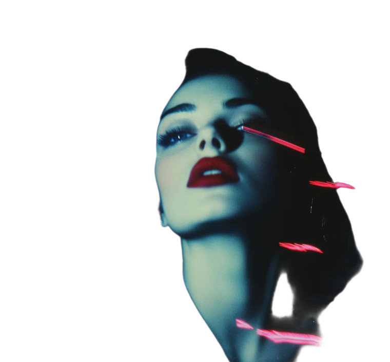 Elegant Space Silhouette Vinyl Car Decal Sticker – Waterproof & UV-Resistant 8"