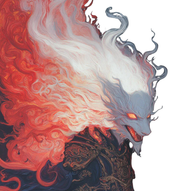 Fierce Warrior V2 Vinyl Car Decal Sticker – Waterproof & UV-Resistant 8"