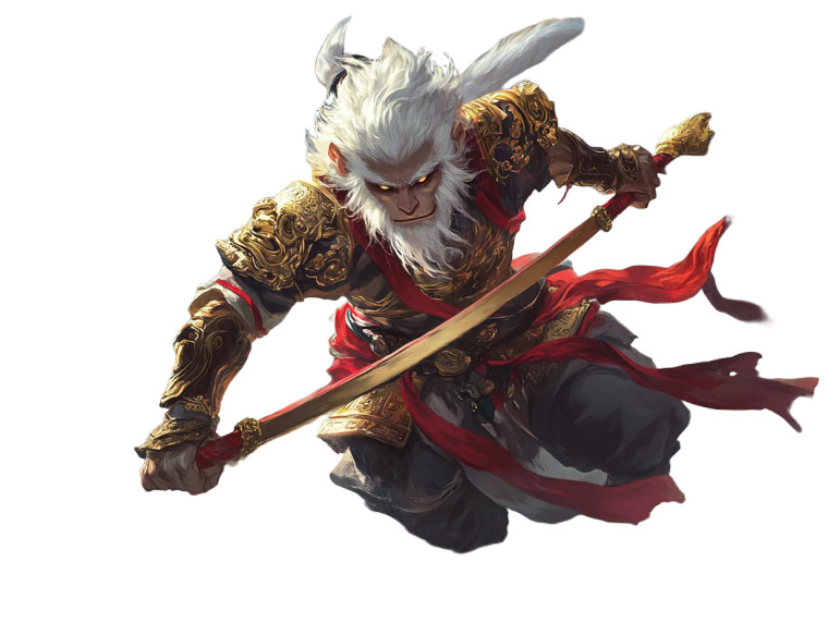 Monkey King Battle V13 Vinyl Car Decal Sticker – Waterproof & UV-Resistant 8"