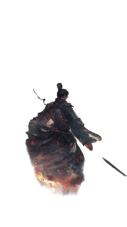 Ancient Immortal Suit Vinyl Car Decal Sticker – Waterproof & UV-Resistant 8"