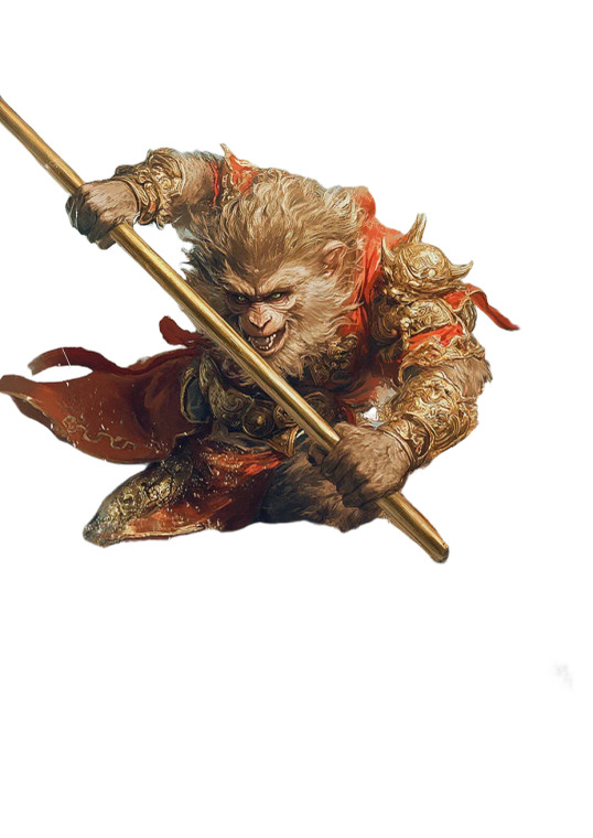 Monkey King Battle V18 Vinyl Car Decal Sticker – Waterproof & UV-Resistant 8"