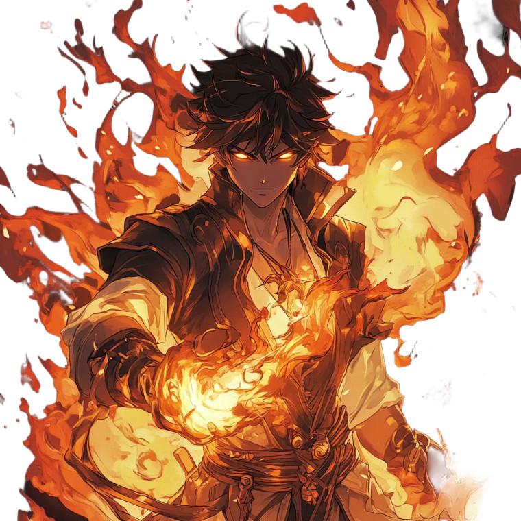 Fire Wizard Vinyl Car Decal Sticker – Waterproof & UV-Resistant 8"