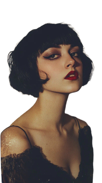 1920S Flapper Girl Vinyl Car Decal Sticker – Waterproof & UV-Resistant 8"