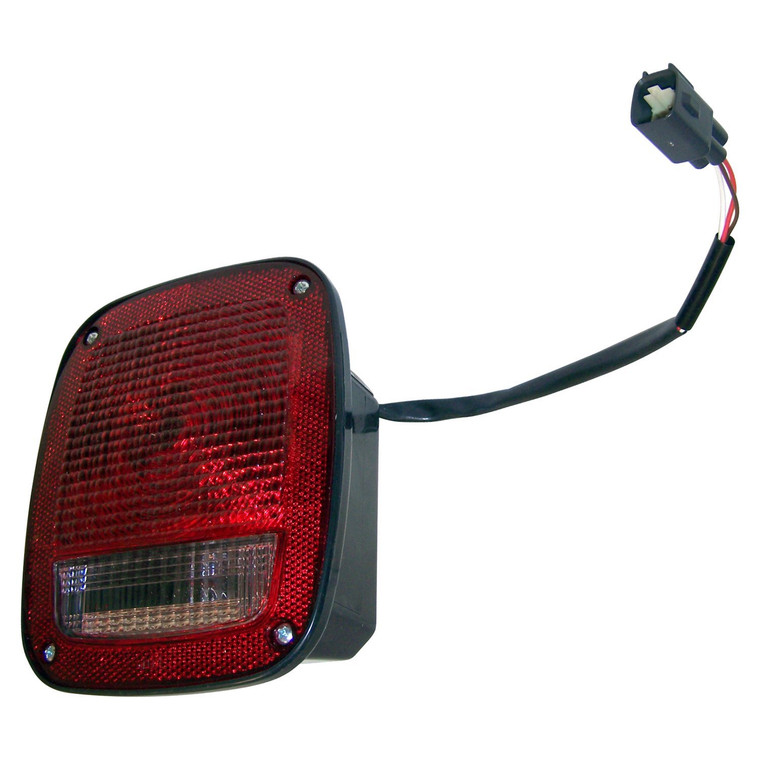 Upgrade Your 1998-2006 Wrangler TJ | Crown Automotive Tail Light Assembly | Quality Red/ Clear Lens