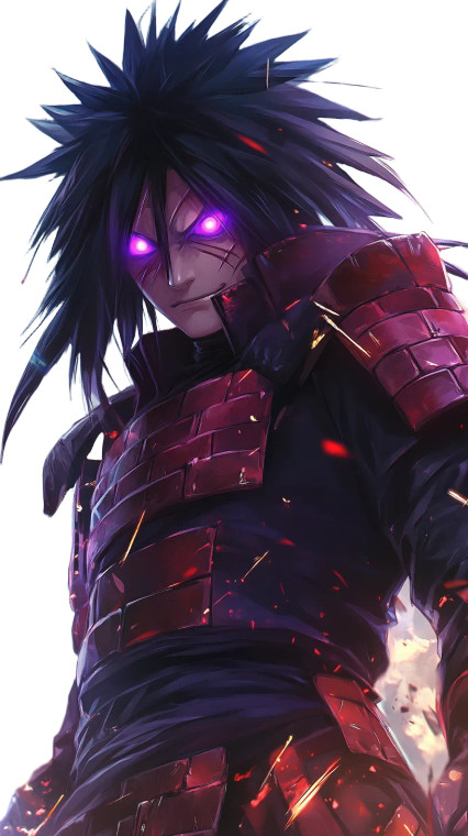 Madara Uchiha V2 Vinyl Car Decal Sticker – Waterproof & UV-Resistant 8"