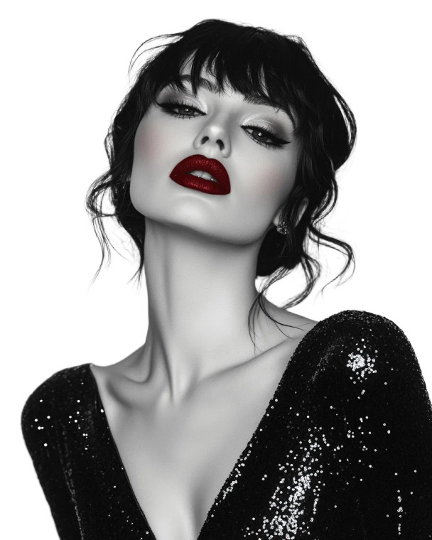 Glamorous Chicago Muse Vinyl Car Decal Sticker – Waterproof & UV-Resistant 8"