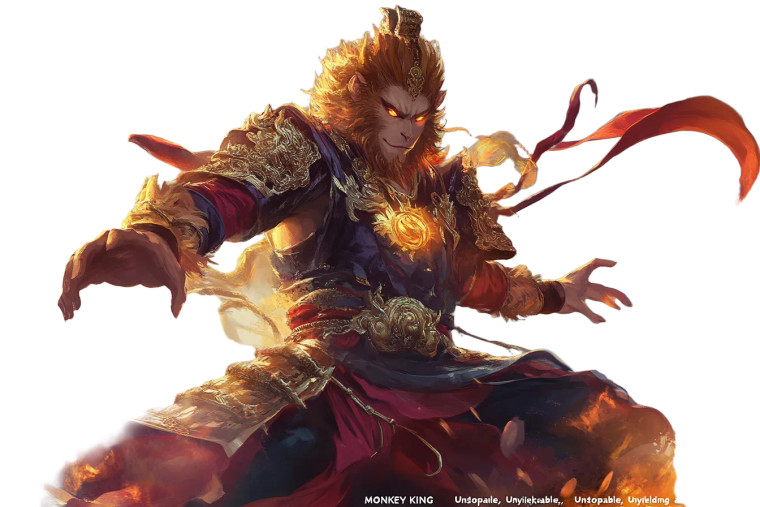 Mythic Sun Wukong Vinyl Car Decal Sticker – Waterproof & UV-Resistant 8"