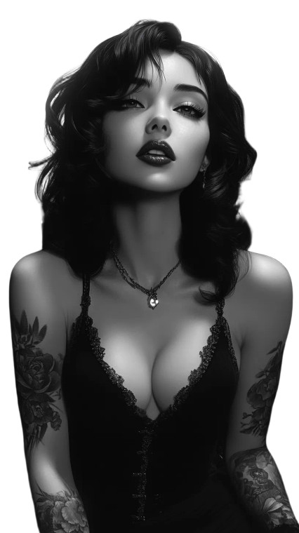 Nina By Memphis Gloom Vinyl Car Decal Sticker – Waterproof & UV-Resistant 8"