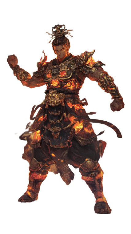 Zhurong Fire God V2 Vinyl Car Decal Sticker – Waterproof & UV-Resistant 8"