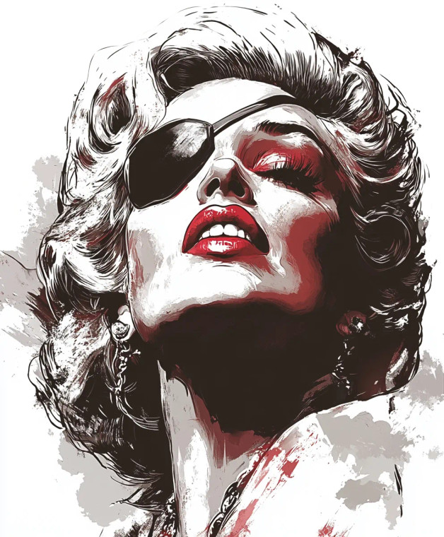 Marilyn Monroe Pop Art V2 Vinyl Car Decal Sticker – Waterproof & UV-Resistant 8"