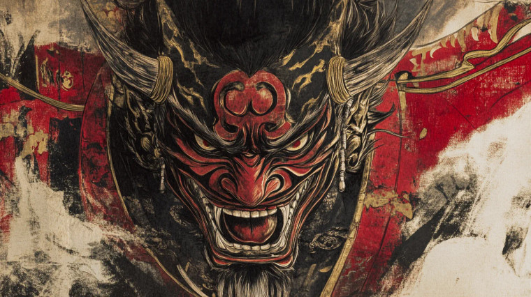 The Oni Vinyl Car Decal Sticker – Waterproof & UV-Resistant 8"