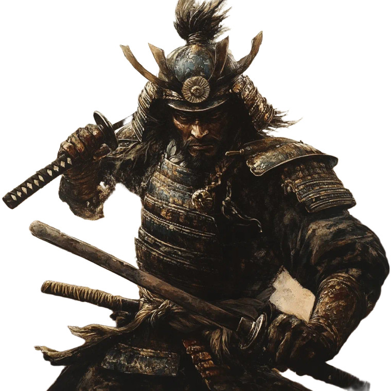 Samurai V21 Vinyl Car Decal Sticker – Waterproof & UV-Resistant 8"