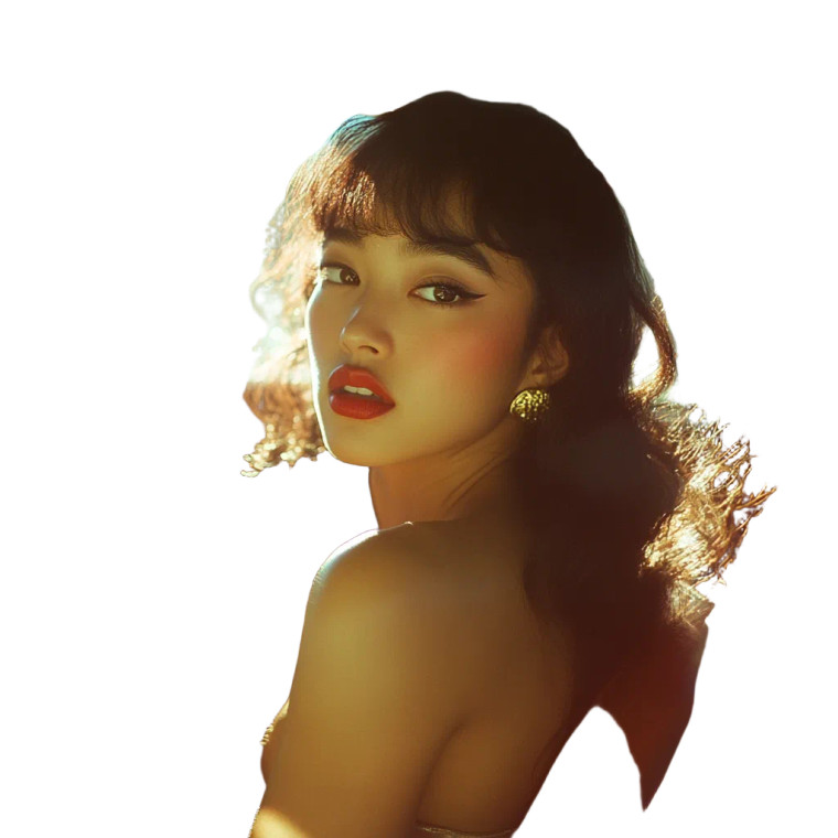 Vintage Latina-Korean Model Vinyl Car Decal Sticker – Waterproof & UV-Resistant 8"