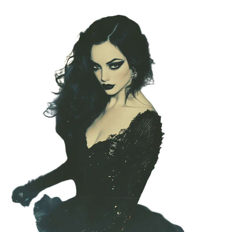 Sinister Fantasy Queen Vinyl Car Decal Sticker – Waterproof & UV-Resistant 8"