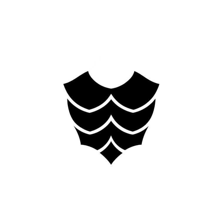 Chest Piece Logo Vinyl Car Decal Sticker – Waterproof & UV-Resistant 8"