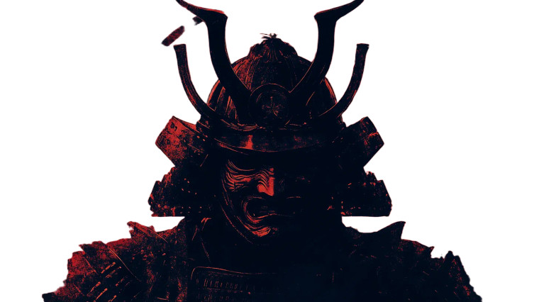 Samurai Oni Mask V17 Vinyl Car Decal Sticker – Waterproof & UV-Resistant 8"