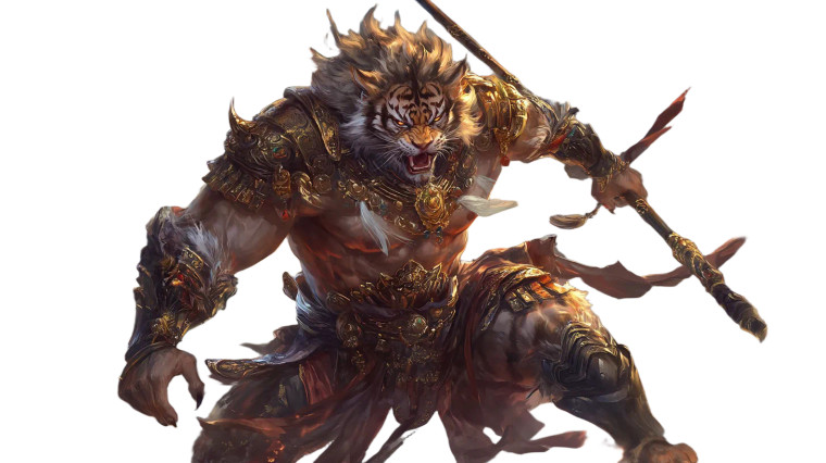 Tiger Power Immortal Vinyl Car Decal Sticker – Waterproof & UV-Resistant 8"