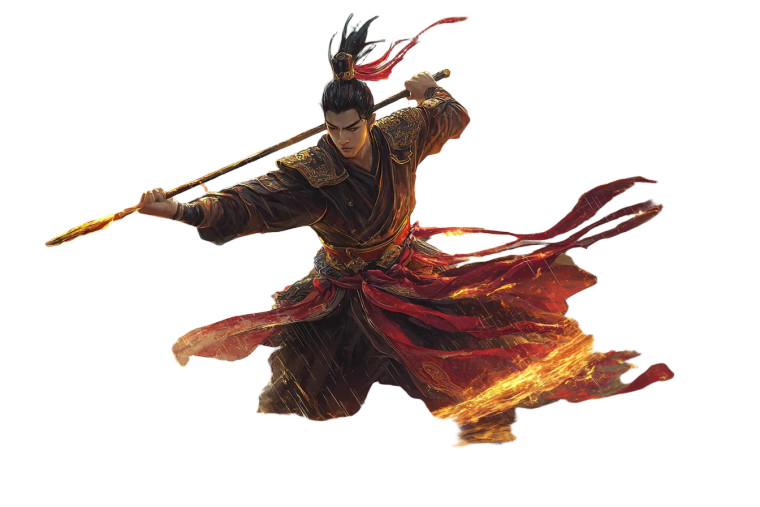 Ne Zha Concept Art Vinyl Car Decal Sticker – Waterproof & UV-Resistant 8"