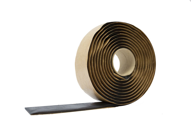 Dark Gray Waterproof Mastic Tape | QTDG Tape/ Alpha Systems QTDG18-1 | Trim Grade Mastic/ Putty Tape