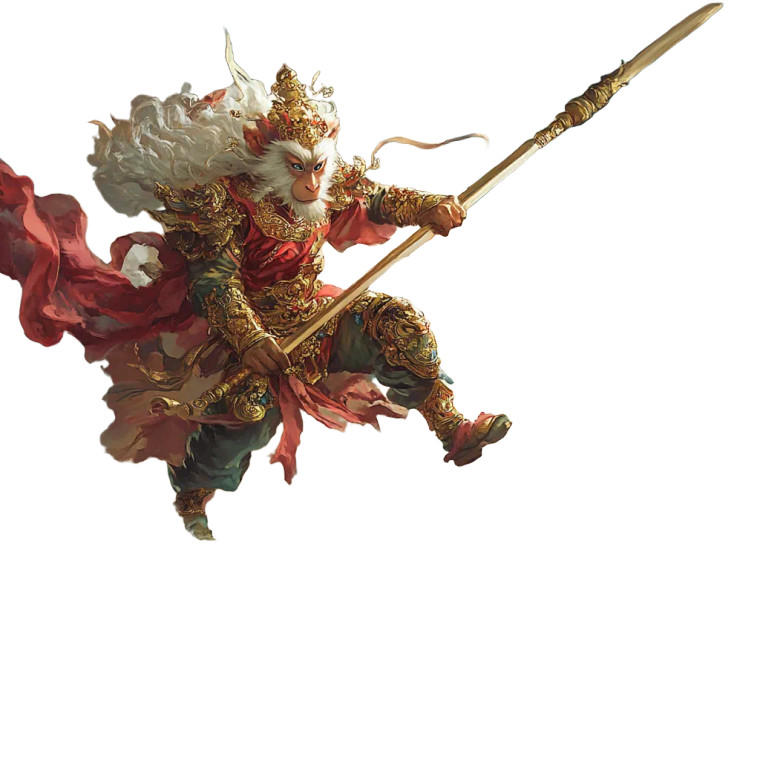 Wukong On Cloud Vinyl Car Decal Sticker – Waterproof & UV-Resistant 8"