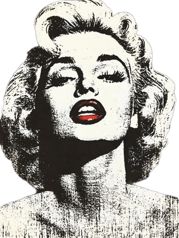 Marilyn Monroe V54 Vinyl Car Decal Sticker – Waterproof & UV-Resistant 8"