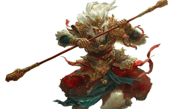 Monkey King Battle V25 Vinyl Car Decal Sticker – Waterproof & UV-Resistant 8"