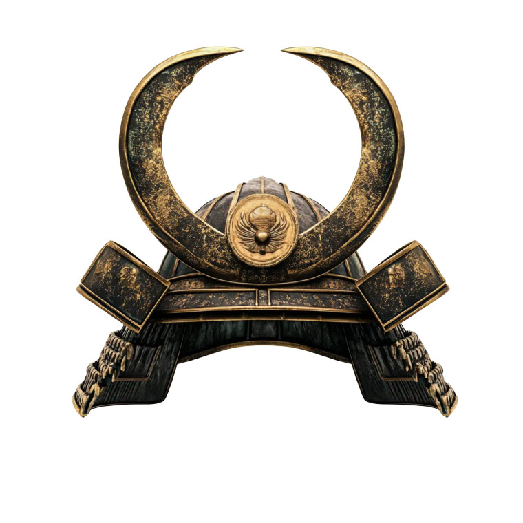 Samurai Helmet V3 Vinyl Car Decal Sticker – Waterproof & UV-Resistant 8"