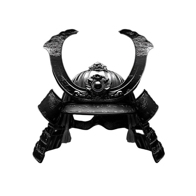 Samurai Helmet Render V2 Vinyl Car Decal Sticker – Waterproof & UV-Resistant 8"