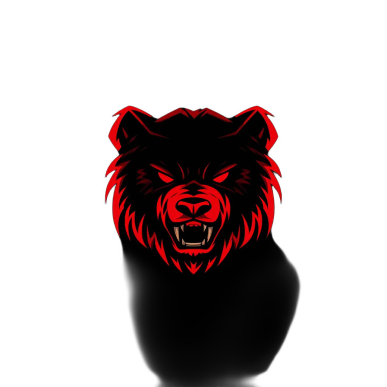 Angry Gaming Bear Vinyl Car Decal Sticker – Waterproof & UV-Resistant 8"