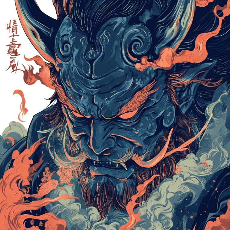 Retro 90S Oni Vinyl Car Decal Sticker – Waterproof & UV-Resistant 8"