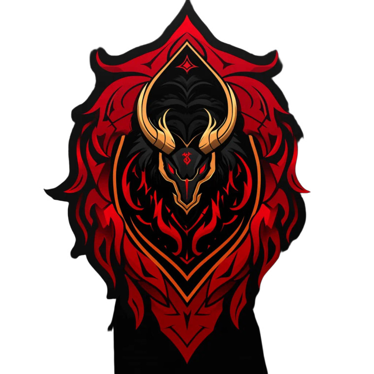 Turkic Myth Esports Vinyl Car Decal Sticker – Waterproof & UV-Resistant 8"