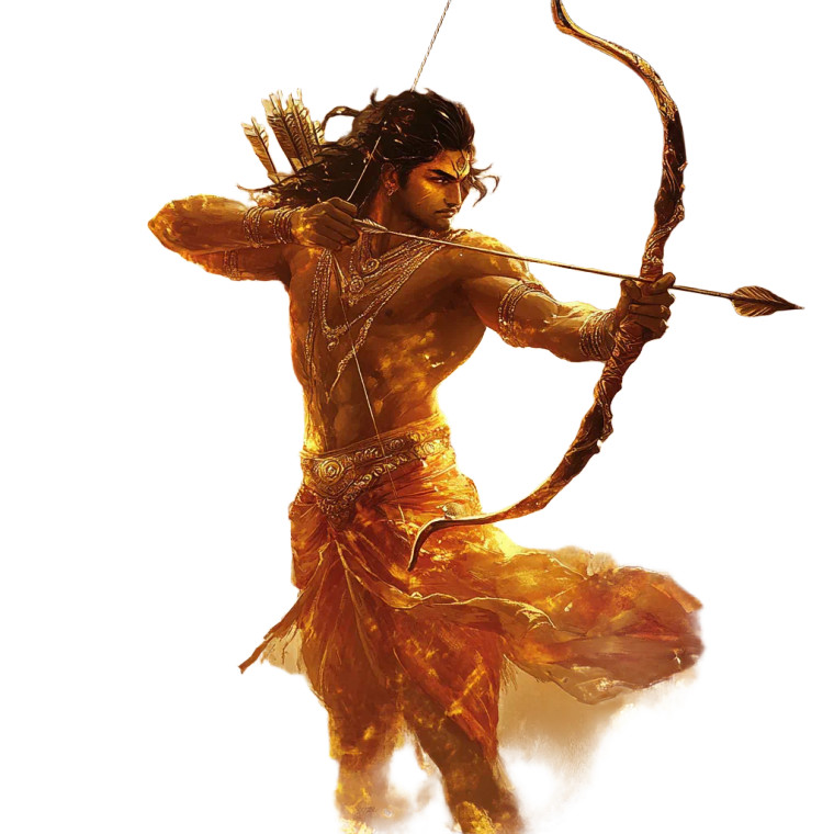 Suryaputra Karna Vinyl Car Decal Sticker – Waterproof & UV-Resistant 8"