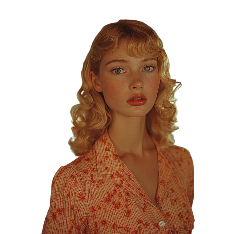 Fashion Model Reflection Vinyl Car Decal Sticker – Waterproof & UV-Resistant 8"