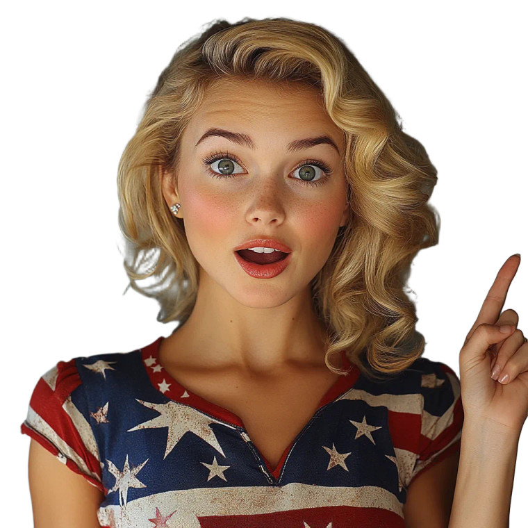 Surprised Australian Girl Vinyl Car Decal Sticker – Waterproof & UV-Resistant 8"