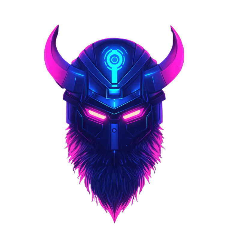 Cyberpunk Ragnar Bot Vinyl Car Decal Sticker – Waterproof & UV-Resistant 8"