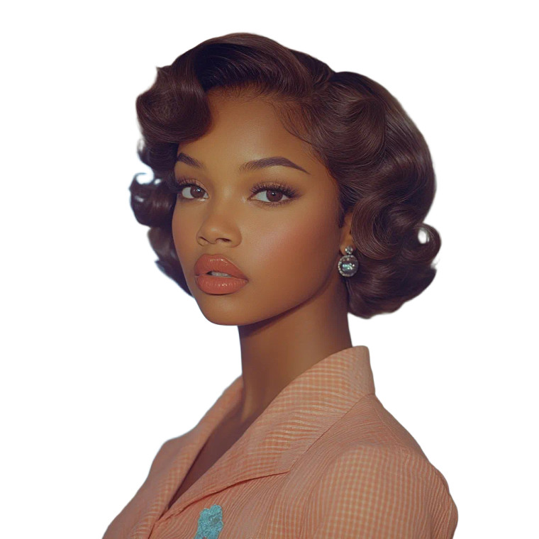 1950S Ashanti Girl Vinyl Car Decal Sticker – Waterproof & UV-Resistant 8"