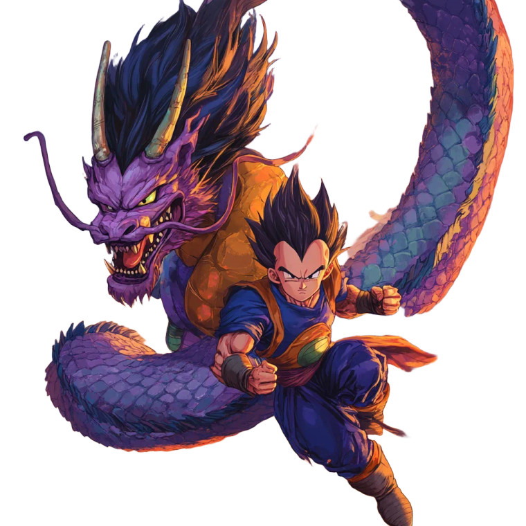 Beerus On Dragon Vinyl Car Decal Sticker – Waterproof & UV-Resistant 8"