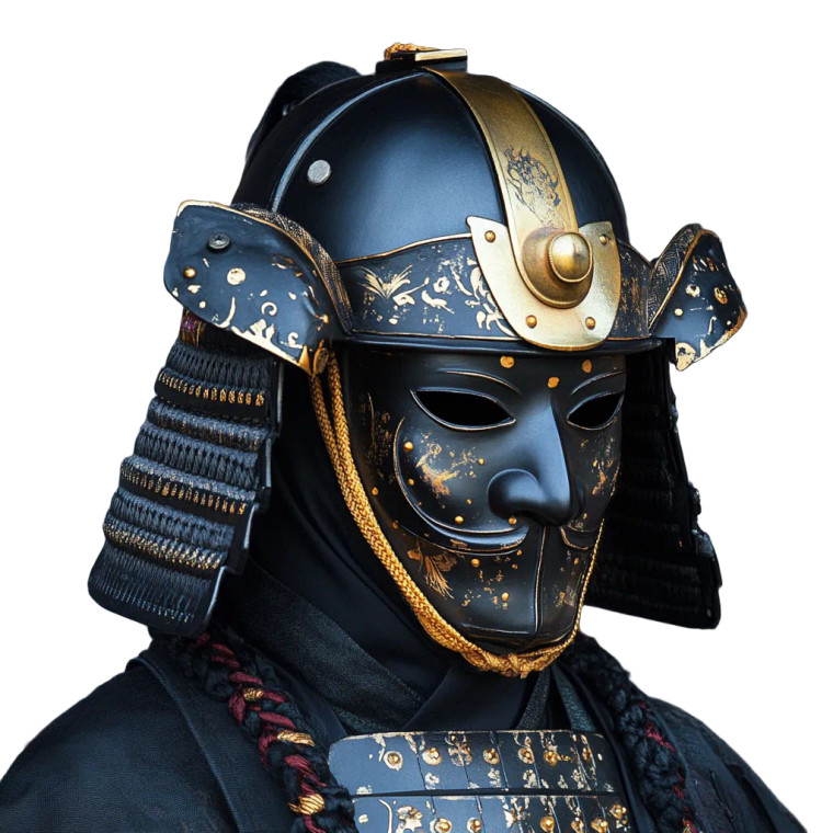 Samurai Helmet Mask V3 Vinyl Car Decal Sticker – Waterproof & UV-Resistant 8" Samurai Helmet Mask V3 Vinyl Car Decal Sticker – Waterproof & UV-Resistant 8"